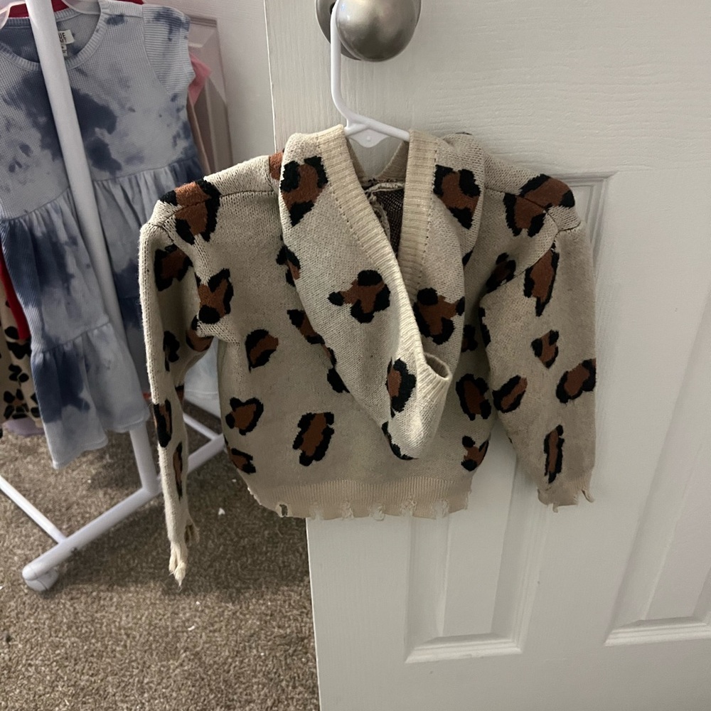 Leopard Print Women's Sweater